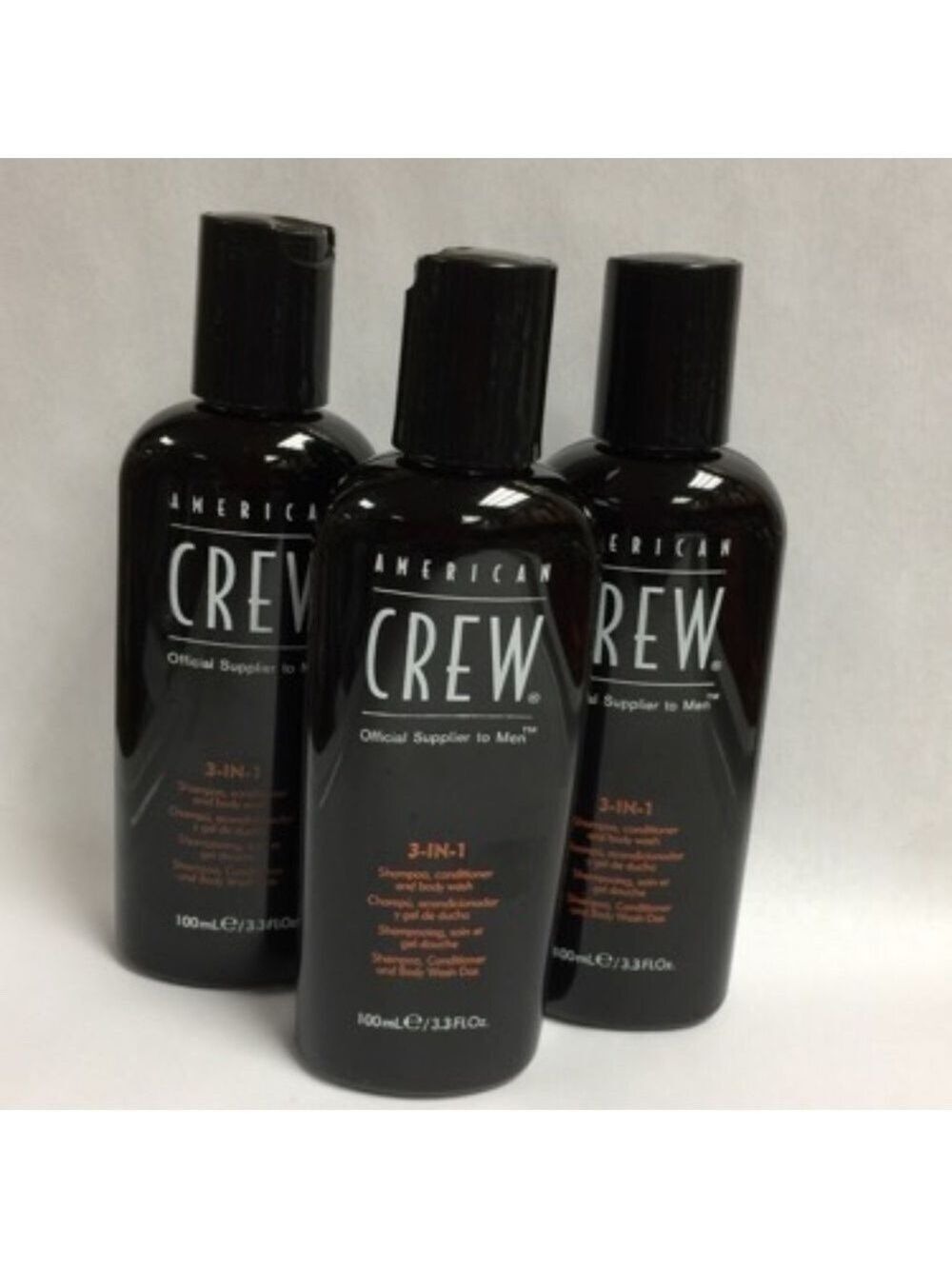 8 pc- American Crew  3 in 1 Classic  Men Body Wash